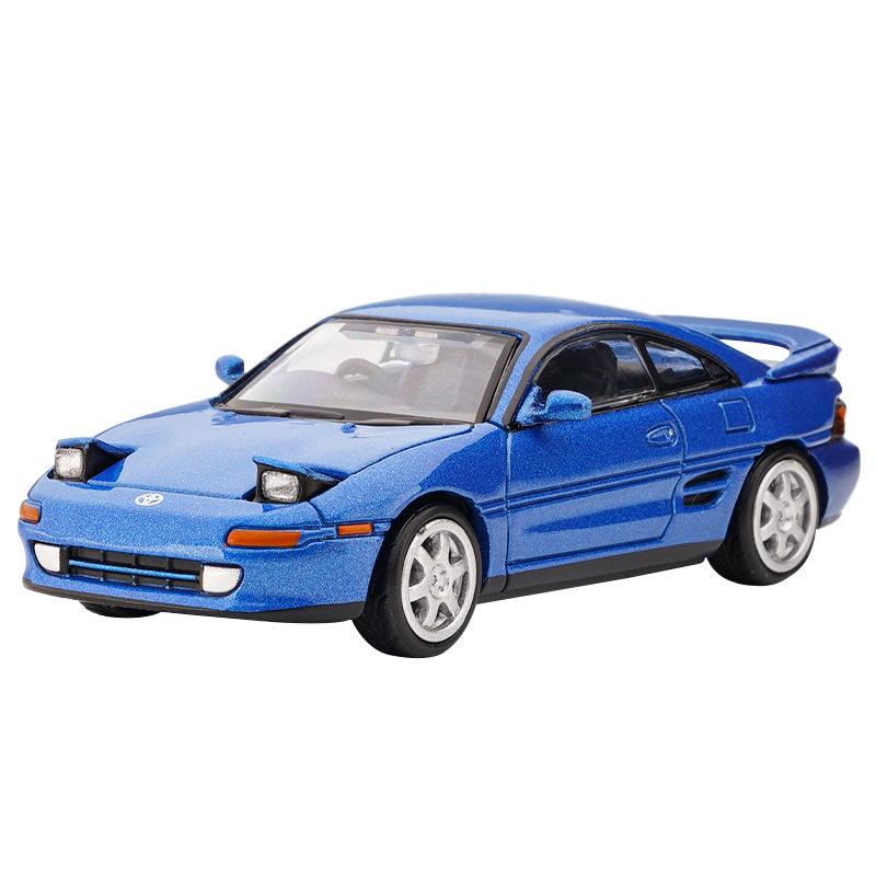 lqbn4 1:64 Toyota MR2 W20 Sports Car Alloy Simulation Small-scale Car Model Miniature Toy Collection Decoration Gifts