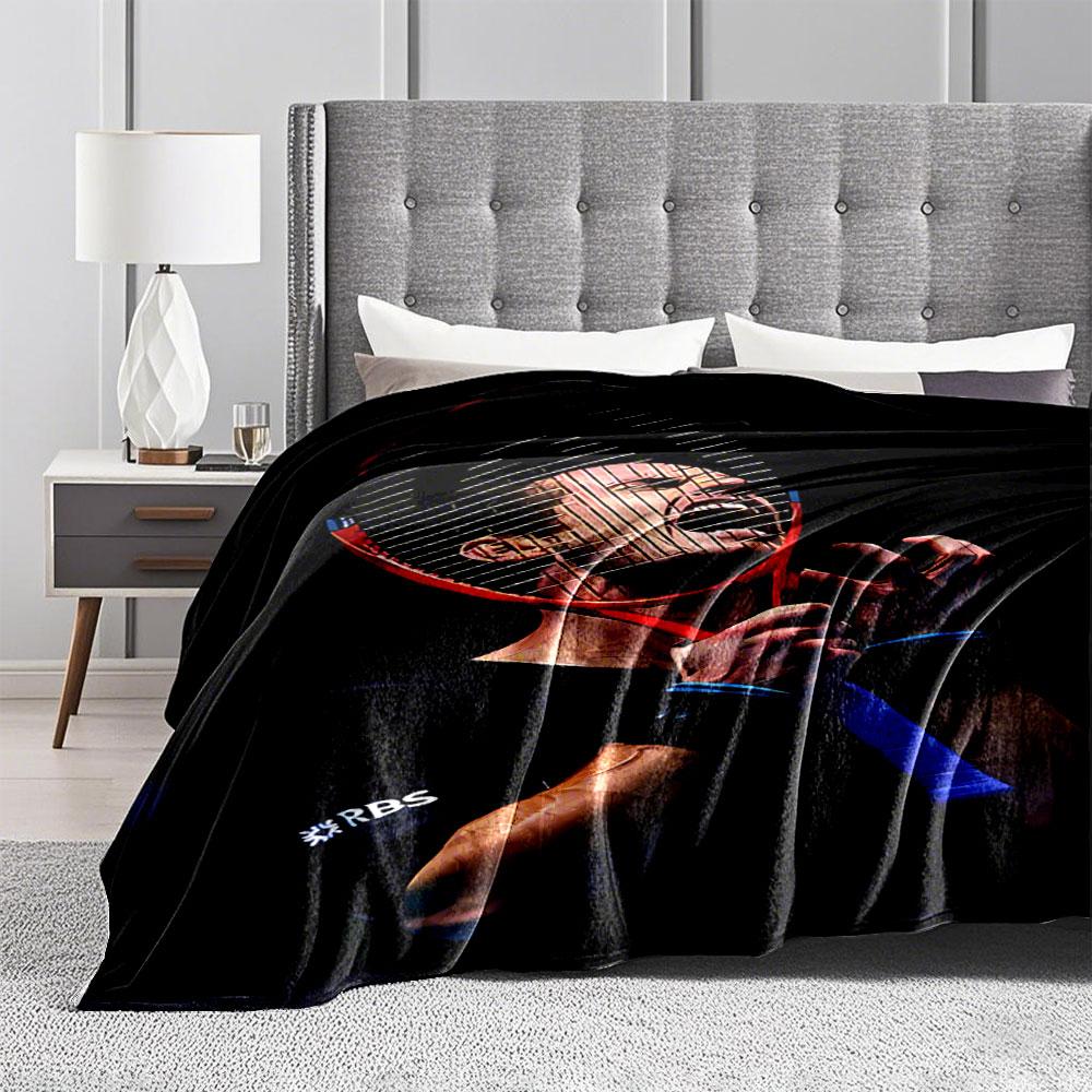 Tennis Passion Artwork Blanket for All Seasons Blanket Lunch Break Throw Gift