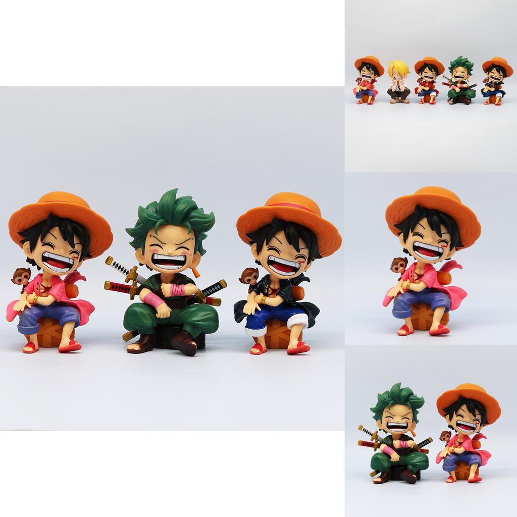 Gk Luffy Red Outfit Boxed Pvc Figure Model Toy Car Ornament Collectible