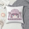 Yofukashi No Uta Anime Nazuna Square Pillowcase Pillow Cover Cushion Throw Pillow for Home Sofa Living Room