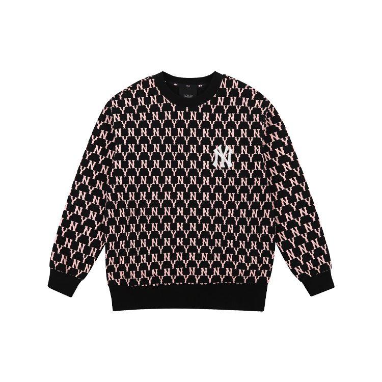 MLB Old Flower Sweatshirt Unisex Black 31MTM1111-50L