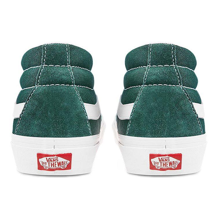 Vans Sk8 Mid Classic Mid Top Scarpe da Skate Casual Unisex Verde VN0A3WM322K