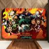 anime M-My Hero A-Academia Floor Mat Soft Flannel Floor Mat  Suitable for Entryways, Living Rooms, Bedrooms, and Bathrooms