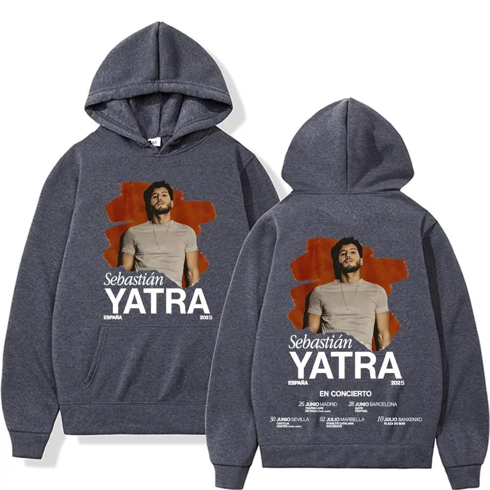 Sebastian Yatra Musikalbum Tour 2025 Merch Sweatshirts Herren Damen Retro Gothic Kleidung Hip Hop Hoodie Langarm Lässige Hoodies