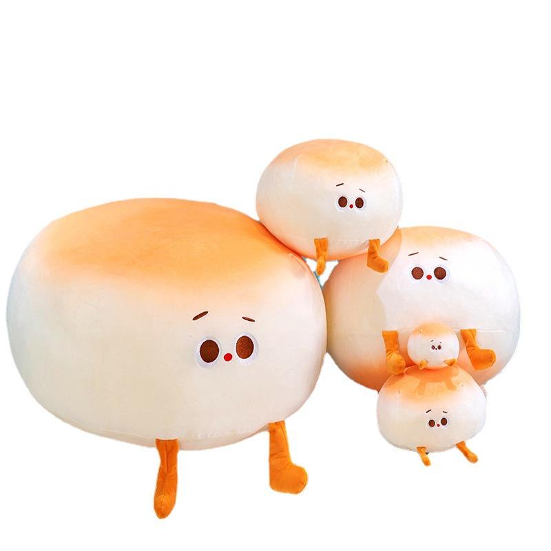 Cute Little Bread Pillow Creative New Bread Doll Plush Toy Adorable Dumpling Children's Stuffed Toy