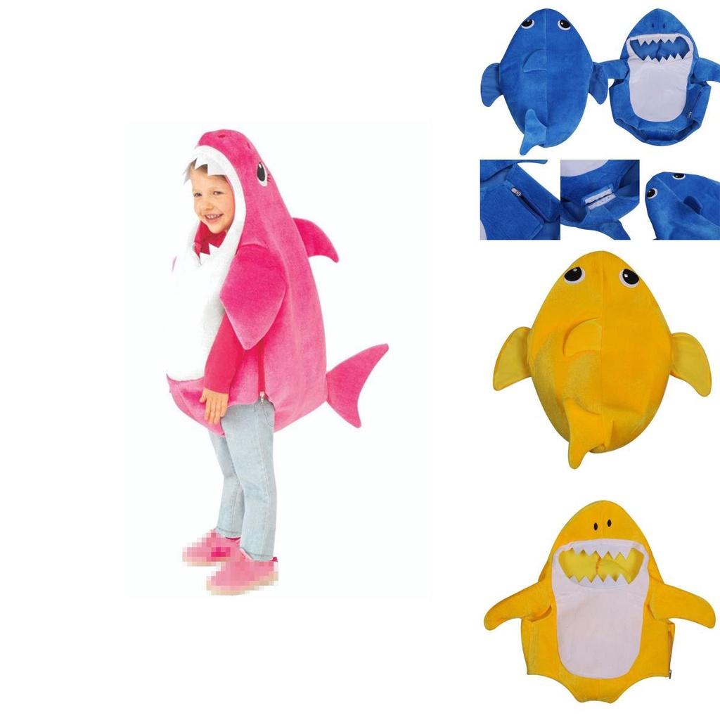 Baby Shark Cartoon Toddlers Kids Halloween Costume Fancy Dress Gifts Outfit