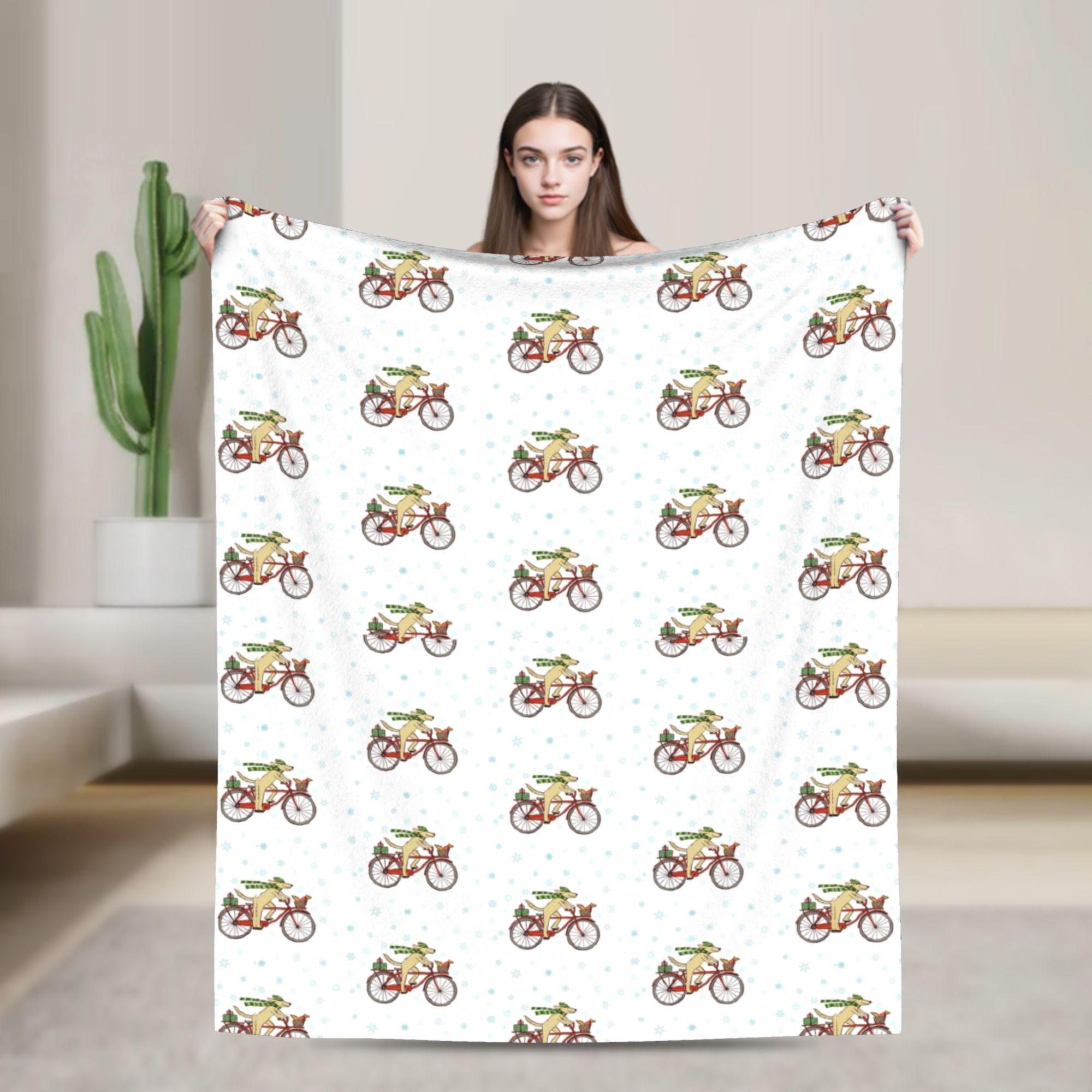 

Dachshund Blankets Velvet Summer Air Conditioning Dogs Animal Multi-function Lightweight Throw Blanket for Bedding Bedroom Quilt 100x150cm