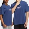 Adidas Originals Letter Print Sports Short Sleeve T-Shirt Unisex T-Shirts Blue H49560