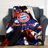 Fc Bayern München Print Flannel Blanket High Quality Warm Comfortable Cover for All Seasons Perfect for Gifts Home Decor