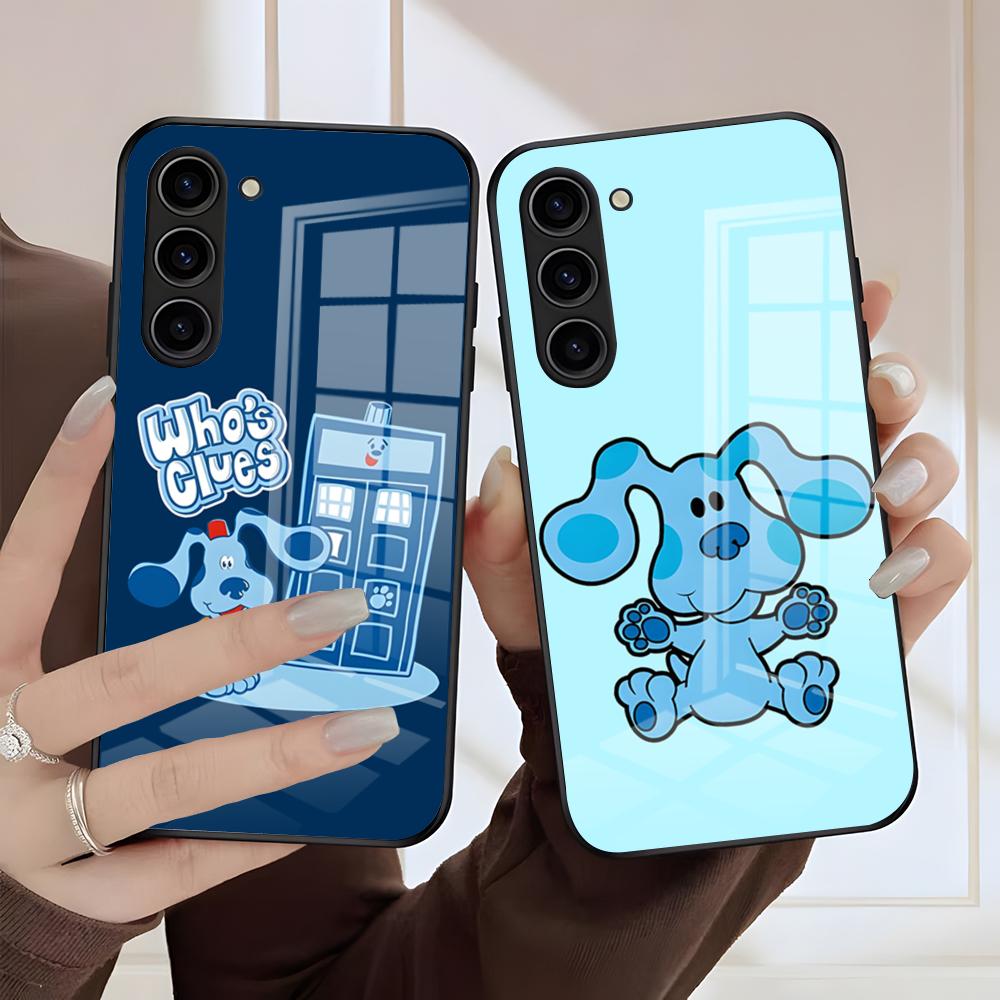 Blue's Clues Phone Case For Samsung S26 S25 Edge S24 S23 S22 S21 S20 Ultra Plus FE Glass Cover