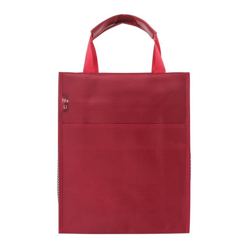 Двухслойная холщовая студенческая сумка - Портфель для офиса и конференций с настраиваемым хранением