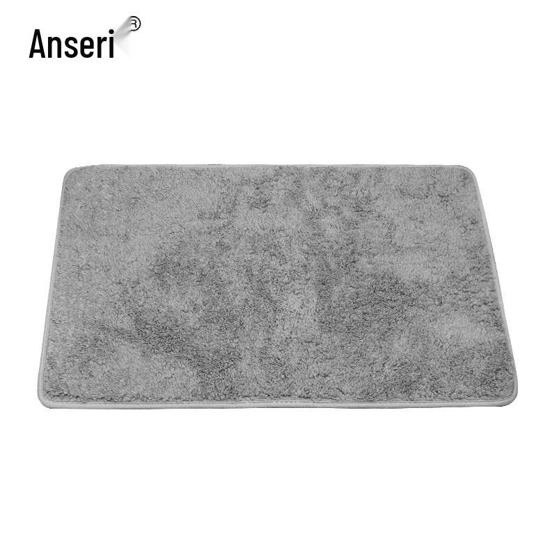 Ancellry Thick Plush Absorbent Non-slip Bath Mat