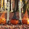 2pcs Skeleton Hand Light Outdoor Halloween Decor Garden Lamp