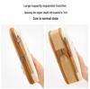 Enhanced Large-Capacity Pencil Case in Macaron Color Block for Students - Unisex Simple Style