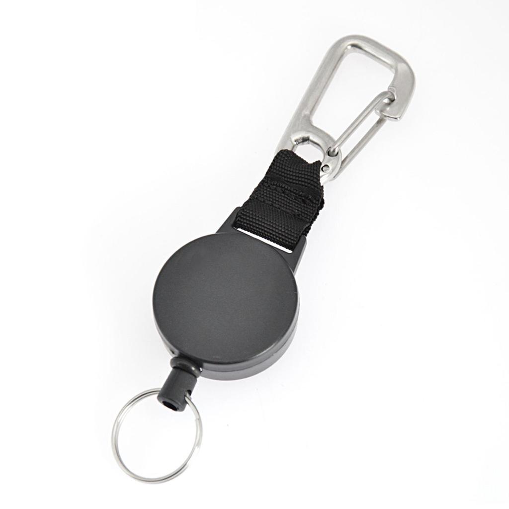 Retraktor sprzętu nurkowego z klipsem zatrzaskowym Uchwyt na latarkę Rozciągliwy sznurek do nurkowania