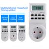 Outlet Timer 12/24 Hours Cyclic Timer Lamp Switch Electronic Digital Power Socket EU UK AU US Plug Programmable Timing Socket3