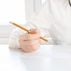 Wooden Threaded Focus Pencil Fidget Screw Nut Writing Tool for Kids Adults Stress Relief Anxiety Toy for School Office Travel