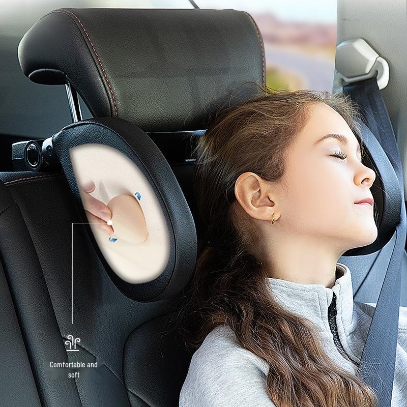 Adjustable Car Headrest Pillow for Child Neck Support and Comfort