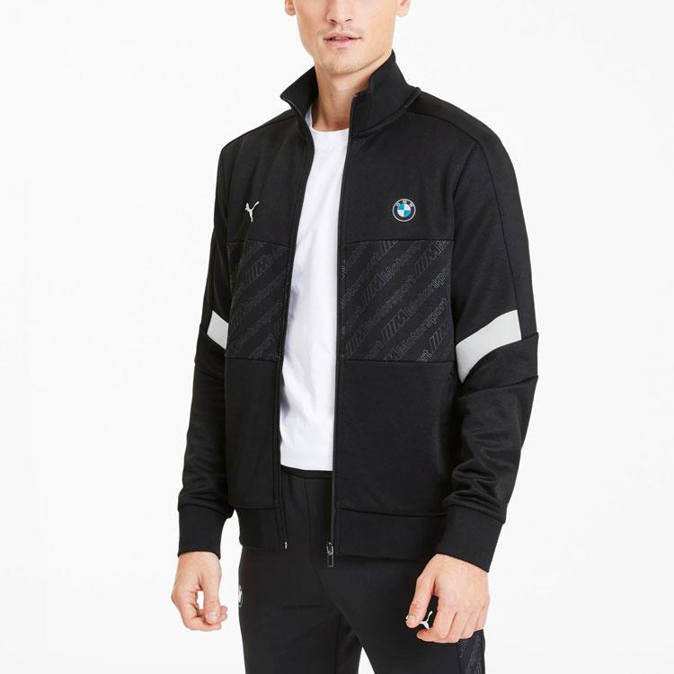 Puma BMW Motorsport Track Jacket Men Outerwear Black 596094-01