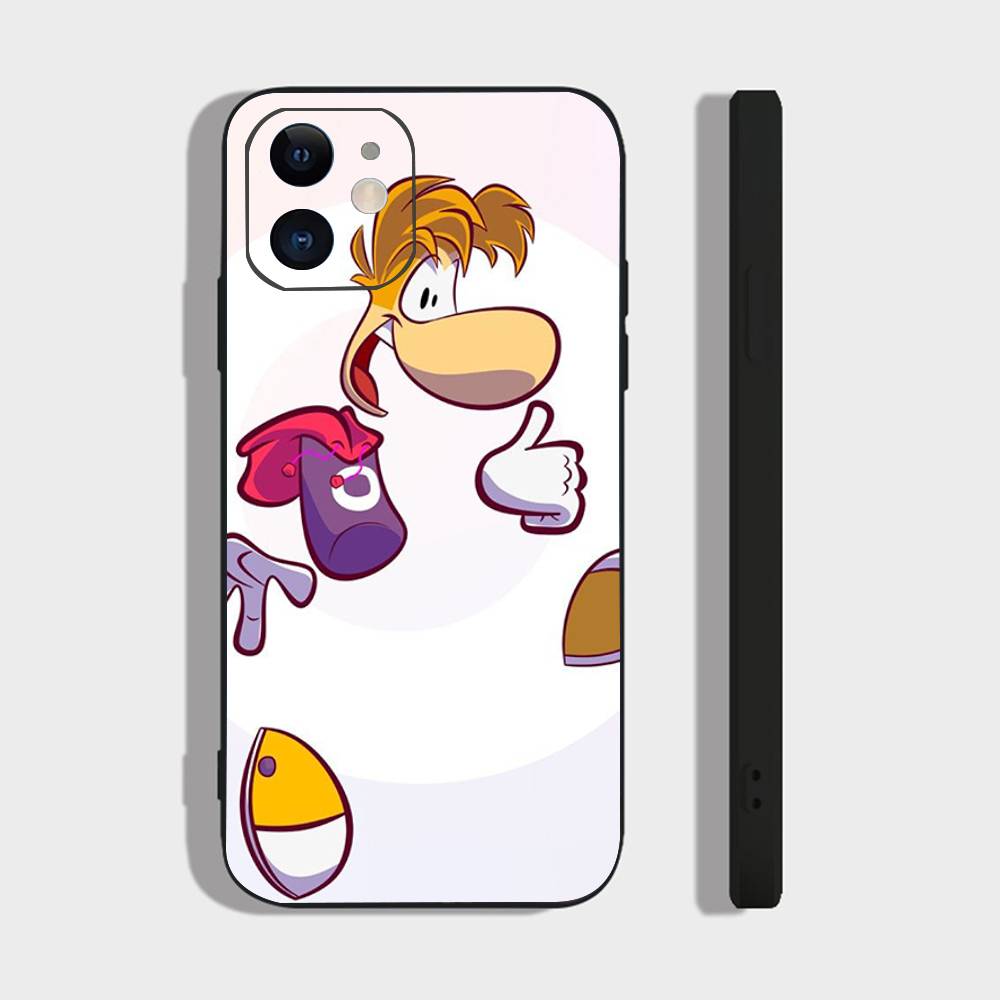 Anime R-Rayman Legends Phone Case For IPhone 17 Air 16 15 14 13 Pro Max 11 12 Black Silicone Cover