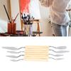 8Pcs Palette Knife Stainless Steel Ergonomic Handle Design Multifunction Painting Knife Set for Painting Mixing