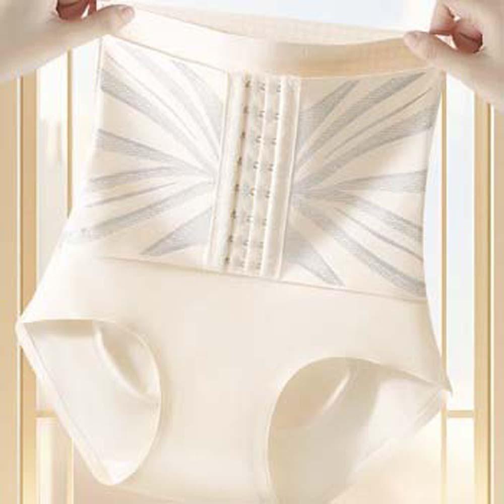 With Buckle Butt Lifting Briefs High Waist Tummy Control Underpants Seamless Panties Women  Daily