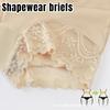 Braguitas moldeadoras con sexy detalle de encaje Pantalones adelgazantes para levantar los brazos y ceñir la cintura Cinturilla elástica moldeadora del cuerpo