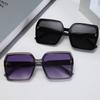New Trendy Square Frame Sunglasses For Men And Women With High-end Personalized Uv-proof Fashion Sunglasses 7816