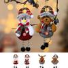 Santa Claus Merry Christmas Ornament Cloth Christmas Decoration Creative Snowman Tree Pendant  DIY