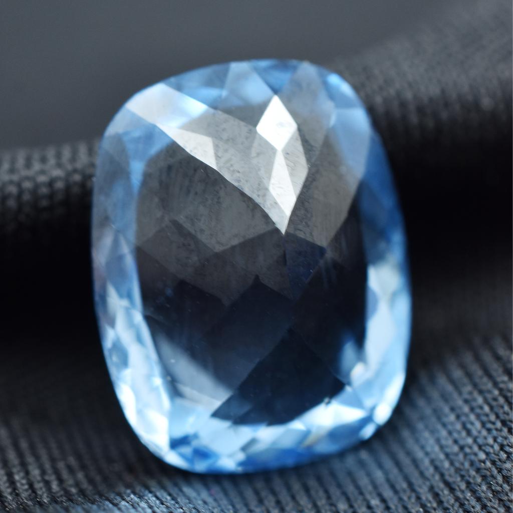 Natural Blue Sapphire Loose Gemstone Cushion Cut 8.40 Ct September Birthstone for Gem Collections