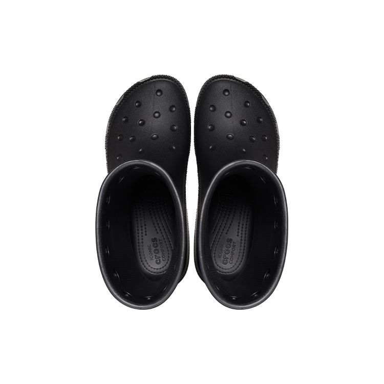 Crocs Flat Short Boots Unisex Boots Black 208363-001
