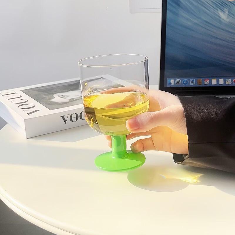 LISM Colorful Crystal Wine Glasses