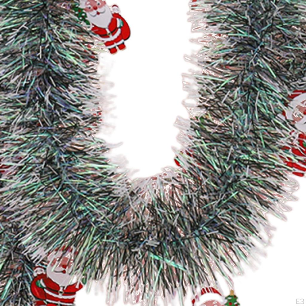 Luxury Tinsel Christmas Tree Decoration Xmas Garland Colourful Home Decor