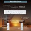 Digital Alarm Clock LED Desktop Clock Large Display USB Powered 8 LED RGB Night Light Electronic Clock for Bedroom