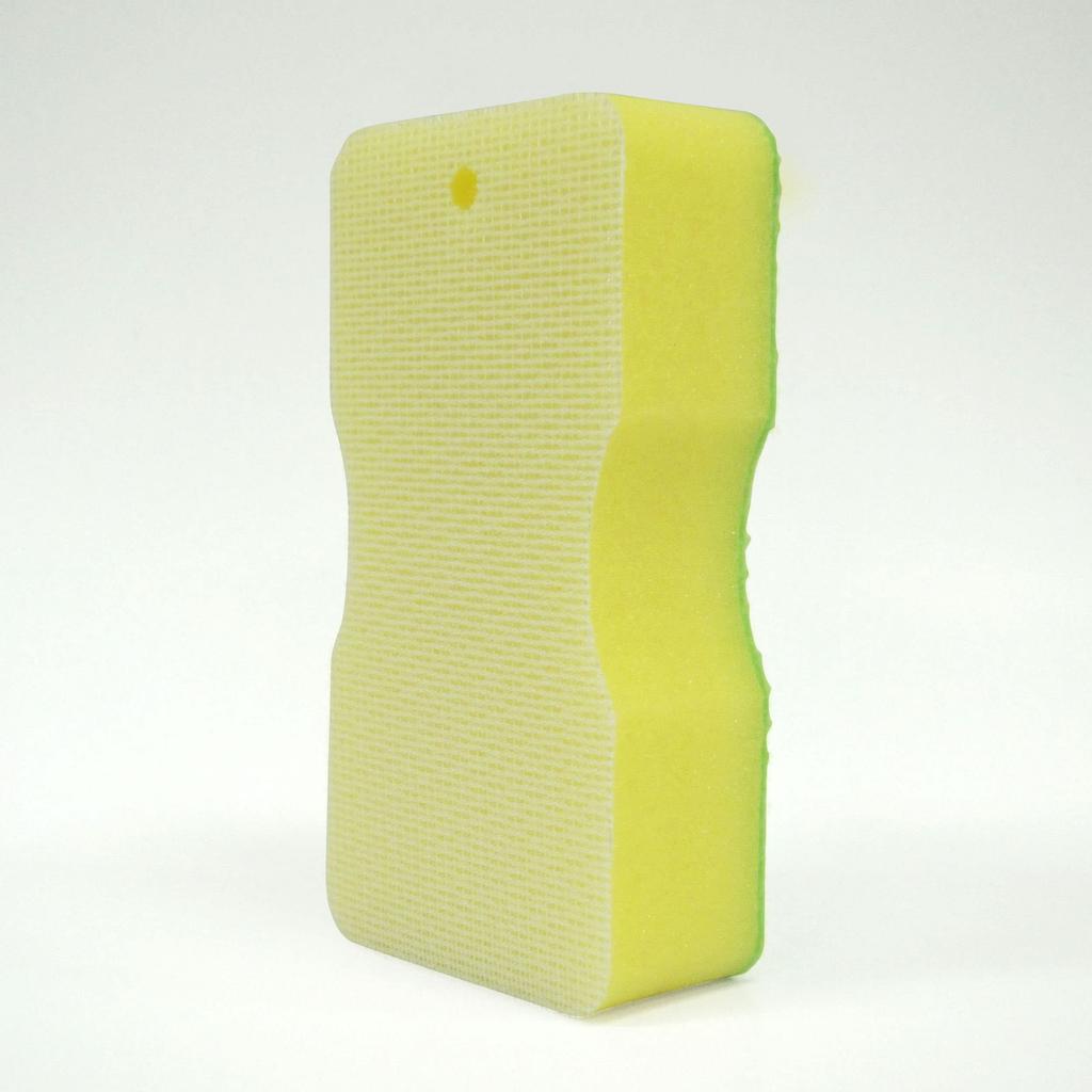 Towa Sangyo Bath Brush Sponge for Unit Made in x x Set of Item 31347 Sponge, Baths, Japan, Yellow, Approx. 15.8 8.3 4.3 cm, 10, No.