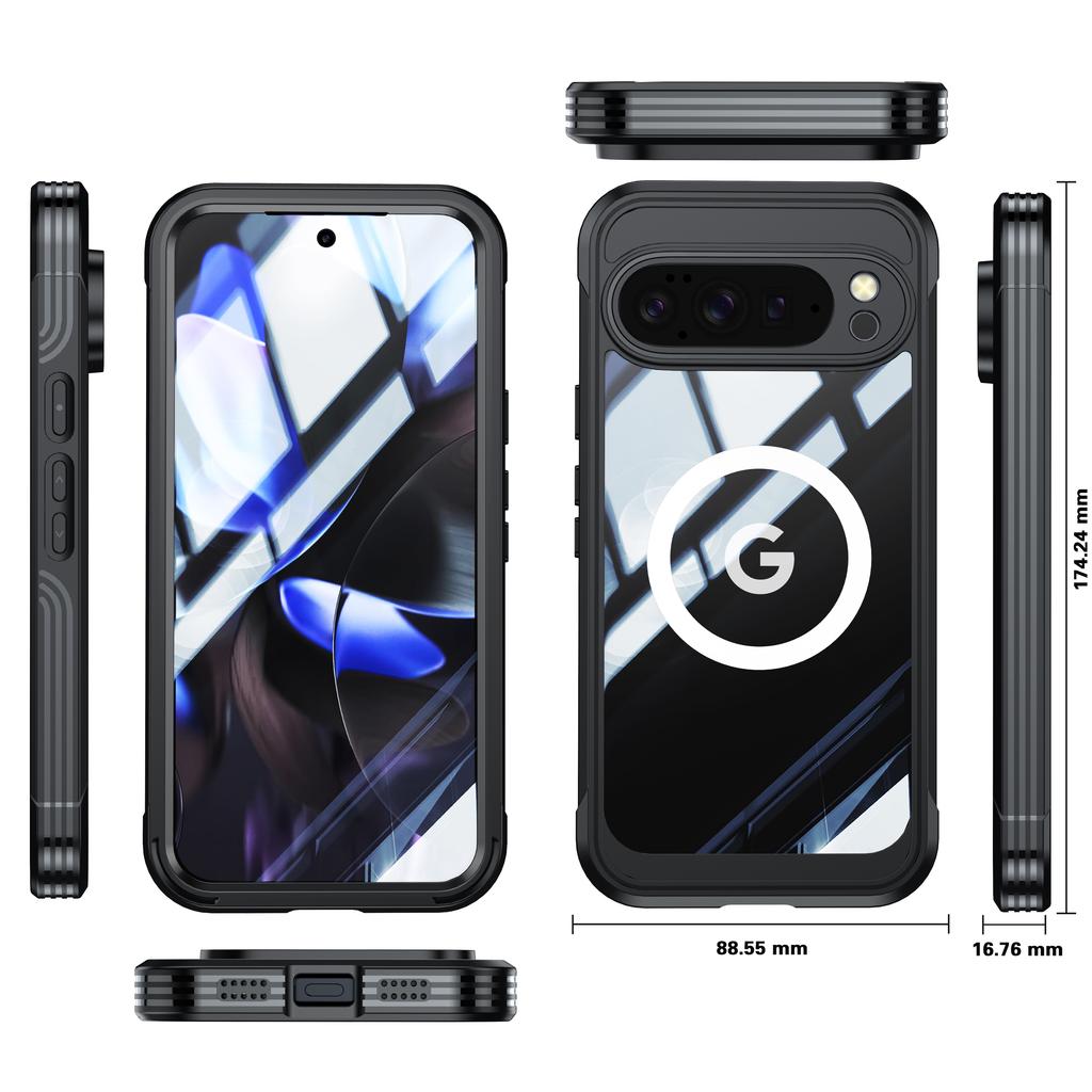 Shellbox Suitable for Google Pixel 10 Pro XL Pixel 8PRO/9A 9PRO XL All Inclusive Phone Case, Anti Drop, Armored Appearance