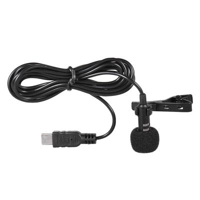 150cm Mini USB vysílač Přijímač Klopový klip Mikrofon Mikrofon HOT