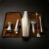 7 Pieces Bar Tool Set with Roll-up Pouch Stainless Steel Storage Bag