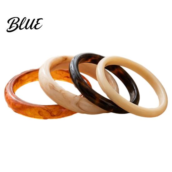 Layered Wristwear 4Pcs/Set Retro Style Bangle Set Lightweight Stackable Women