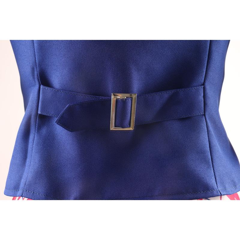 Anime Movie Barbi E Princess Charm School Delancey DE Wen Cosplay Costume Woman Top Skirt Suit Uniform Set Halloween Costumes