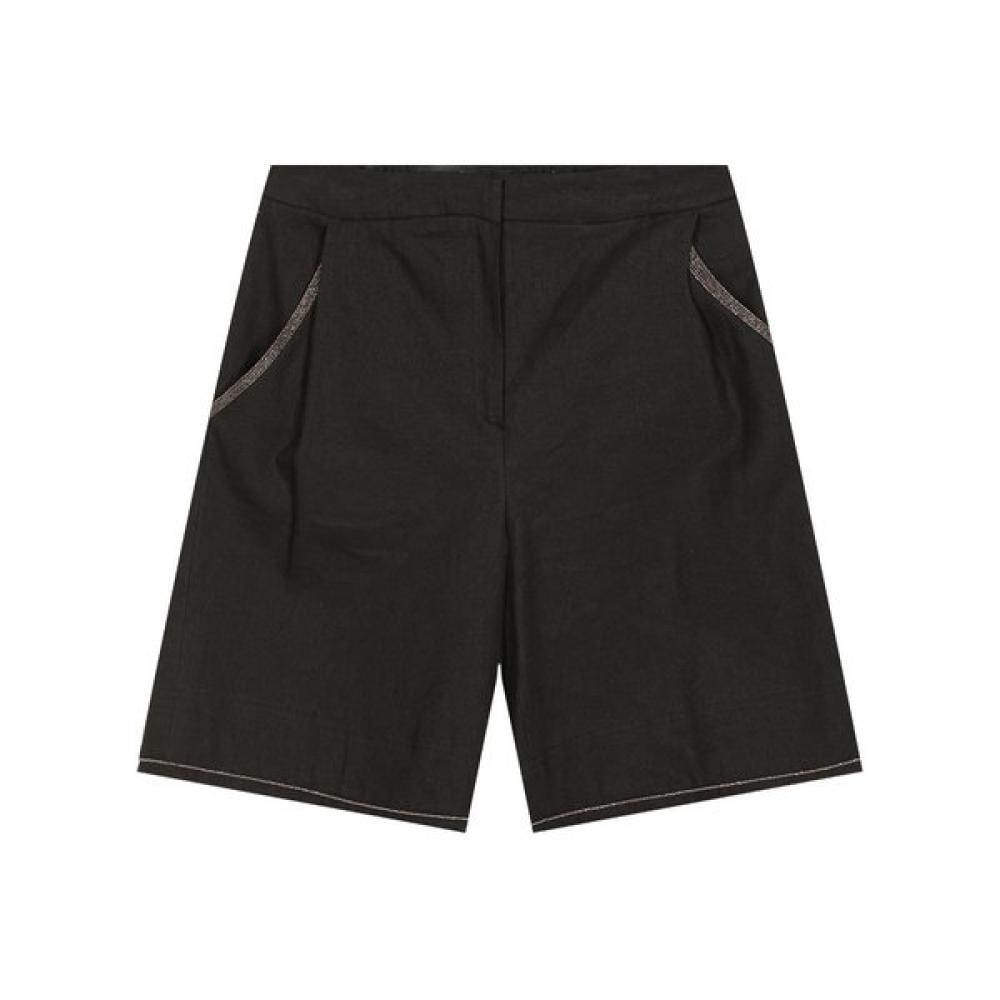 Son Jung Wan Bermuda Pants With Dog Tag Detail Zsl6262121