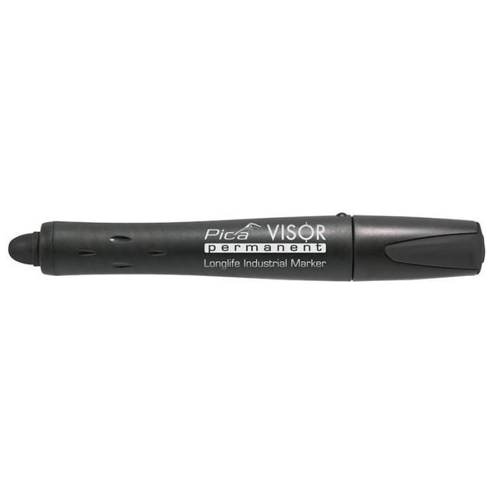 Marqueur Permanent - VISOR - Pica - Noir - Rechargeable - Indélébile