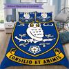 Sheffield Wednesday FC Owl Pattern Bedding,Quilt Set Quilt Cover Pillowcase Home Birthday Gift (1*duvet Cover+2*pillowcase,without core)XSJT0917522