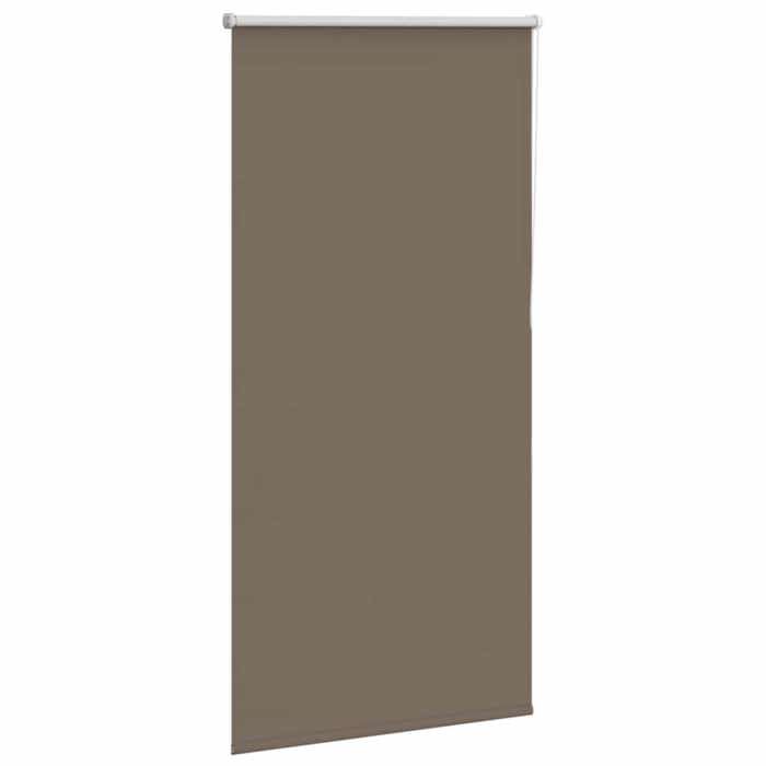 VidaXL Blackout Roller Blind Coffee 75x130cm Fabric Width 70.7cm, Day and Night Blind, Kitchen Blind, Blind 4010967