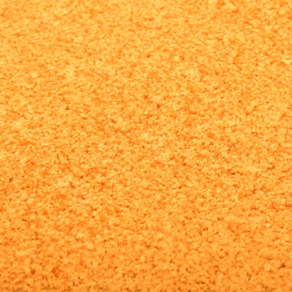 vidaXL Fußmatte Waschbar Orange 60x90 cm