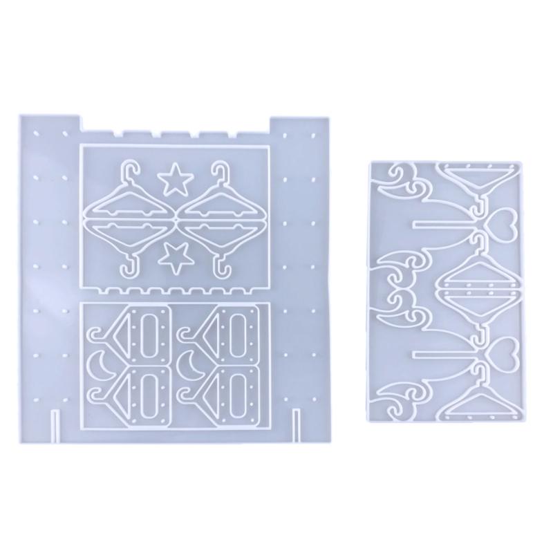 

2 шт. стеллаж для хранения сережек, клеевые формы, стеллаж для демонстрации сережек, стеллаж для хранения ювелирных изделий, вешалка для ювелирных изделий, силиконовая форма