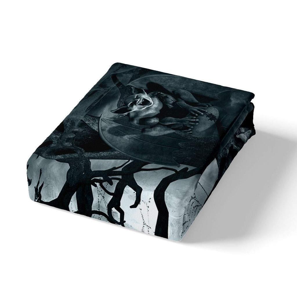 Halloween Horror Theme Three-Piece Quilt Cover 3D Digital Printing Bedding Set Bed Cover
