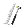 Jewelry Sizing Cone Mandrel with Rubber Mallet Professional for Home Use