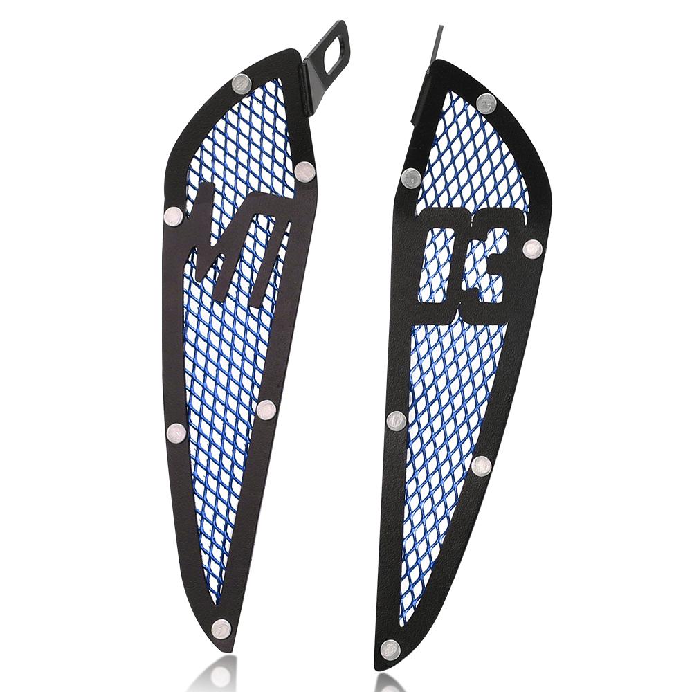 

Motorcycle Intake Cover For YAMAHA MT03 MT 03 mt03 Fuel Tank Air Intake Mesh Inlet Decoration Guard Accessories синій