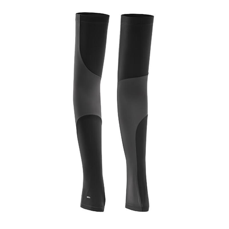 Beneunder Men s Two-Way Wear Ice Silk Sun Protection Arm Sleeves with Finger Holes XL